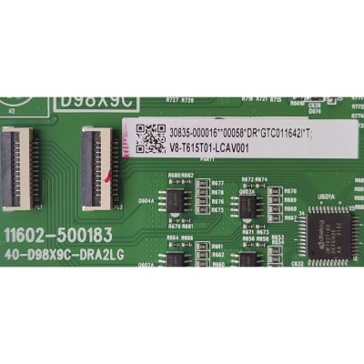 LED DRIVER PARA TV TCL / NUMERO DE PARTE 30835-000016 / 40-D98X9C-DRA2LG / 11602-500183 / V8-T615T01-LCAV001 / GTC011642I*T / PANEL LVU980NDJL CD9W02 V1 / DISPLAY ST9751D01-2 VER.2.1 / MODELO 98R754	 - Imagen 2